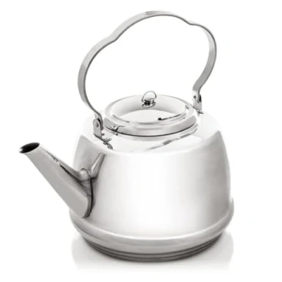 Image of Petromax Tea Kettle Teapot for Various Hobs and Open Fire Multilayer Base Fast Boiling Water Stainless Steel 3 Litres