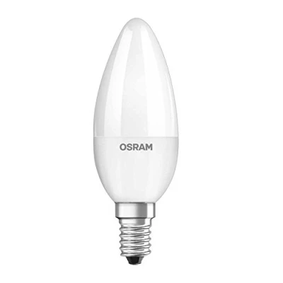 Image of Osram 6w SES LED Candle Bulb Frosted Extra Warm White Dimmable