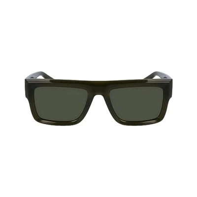 Image of Sunglasses Calvin klein Ckj23642s col. 306 Unisex Squadrata Verde