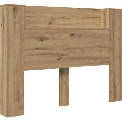Image of Headboard Cabinet Artisan oak Engineered wood Vidaxl