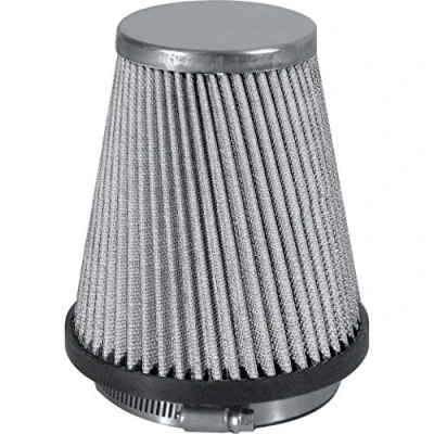 Image of Streetwize ChromeTop/Silver Wire Mesh Sports Air Filter Will Fit Any Vehicle With a Round Intake
