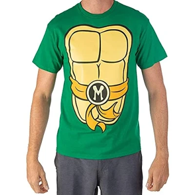 Image of Teenage Mutant Ninja Turtles TMNT Mens Costume T Shirt orange XL