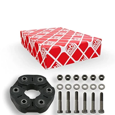 Image of 7L0521403, 7L0521403S1, 7L6521403, 7L6521403S1 Drive Shaft Coupler FEBI BILSTEIN 40928 with bolts/screws, washers nuts VOLKSWAGEN: Touareg I
