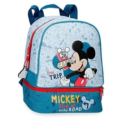 Image of Disney Mickey Road Trip Lunch bag Blue 23x28x13 cms Polyester 8,37L
