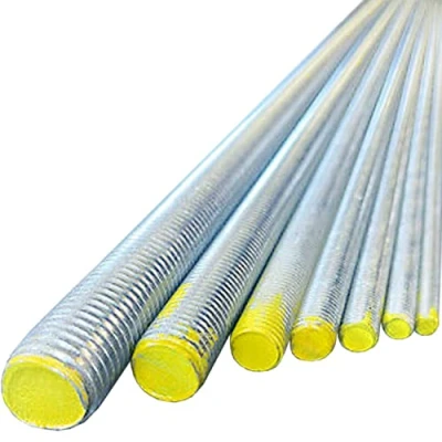 Image of Pack of 10, M16 x 1m (1000mm) Zinc Plated High Tensile Threaded Rod/Bar