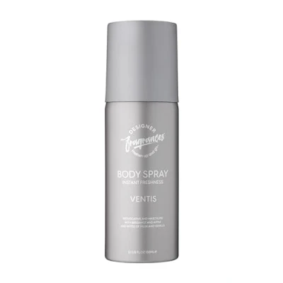 Image of Designer Fragrances Single Pack Ventus Men&#039;s Body Spray Deodorant Cans For Instant Freshness on The Go Long Lasting Smell Great Male Gift Sets 150ml
