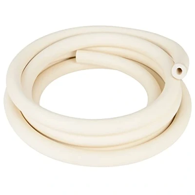 Image of Labasics Vacuum Rubber Tubing, 12 mm OD 8 ID Tubing Natural Tube for Vacuum, x Fitting on Glassware Labware, 3 Meter