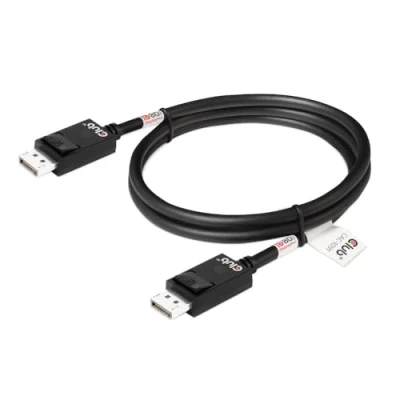 Image of Club 3D CAC 1091 DisplayPort™ 2.1 Bi Directional VESA DP80 Certified Cable 4K120Hz, 8K60Hz or 10K30Hz M/M 1.2m