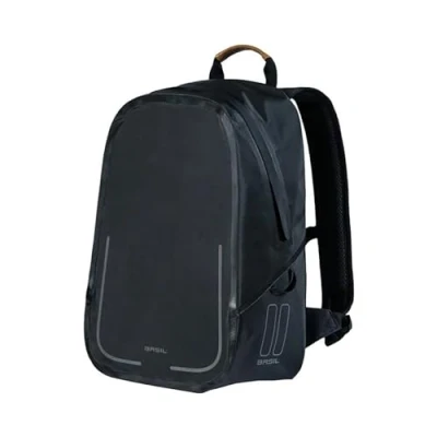 Image of Basil Unisex&#039;s Urban Dry Backpack, Matt Black, 18 Litre