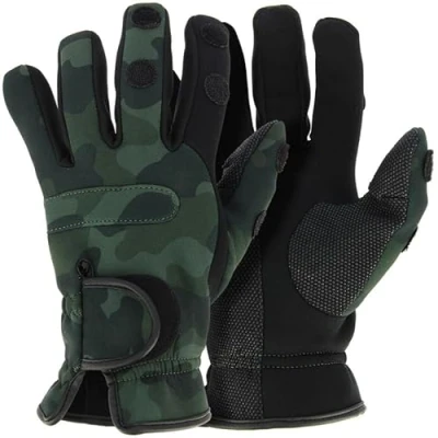 Image of NGT Neoprene Camou gloves M Fishing