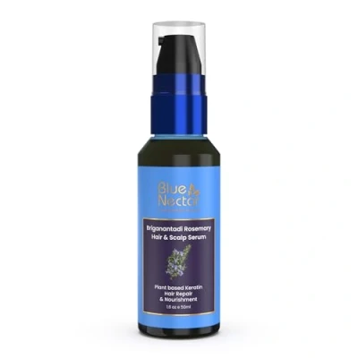 Image of Blue Nectar Rosemary Hair Growth Serum for All Types (17 Herbs, 50ml)