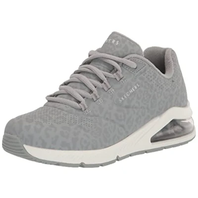 Image of Skechers Women&#039;s Uno 2 in kat Neato Sneaker, Gray, 5 UK