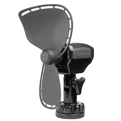 Image of SEEKR Ultimate,757CA24BBX 24V Compact Grill less, Easy to Clean, 2 Speed Cabin Fan, 150/200 CFM 5.25&quot; x 2.5&quot; 8.0&quot;, Black