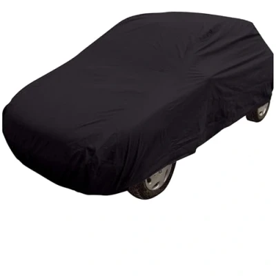 Image of MP Essential Indoor &amp; Outdoor All Season Water Resistant Breathable Full Car Cover BLACK (4x4 L 193&quot; x W 87&quot; H 75&quot;)