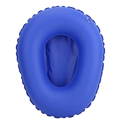 Image of DEEBOW Medical Inflatable Bed Pan Anti Bedsore Toilet Urinal Ergonomic Pressure Relief With Bonus Air Pump for Elderly Bedridden