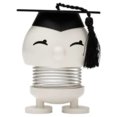Image of Hoptimist IQ Bimble Abi Gift Ideas, Graduation Gift, Passed Examination Decoration, Student, High School 6.3 x 6 7.2 cm, Small, White
