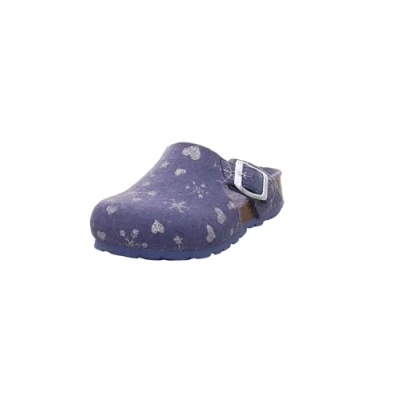 Image of Superfit Girls Footbed Slipper, Blue 8020, 9 UK Wide
