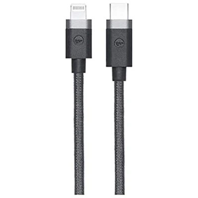 Image of ZAGG mophie Mobile USB C Cable with Lightning Connector, 1 Meter, Fast Charging, Heavy Duty, Black