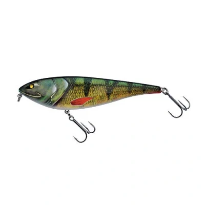 Image of Berkley Zilla Glider, Fishing Hook, Hard Lures, Slow Sinking Glide Bait, Fusion 19 Treble Hooks, Erratic Action, extreme Loud Rattle, Lead Free PredatorFishing, Pike, Unisex, Perch, 18g 100mm