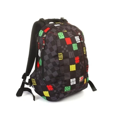 Image of Seven 201001337 backpack double face emo boy with headphones