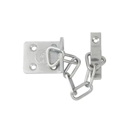Image of Yale V WS6 SC TS003 Door Chain, 13.5 cm (5.25 inch) chain length, Satin Chrome Finish, High Security, Visi Packed, suitable for PVCu and Wooden doors