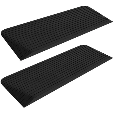Image of vidaXL Threshold Ramps 2 pcs 110x41x5 cm Rubber