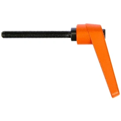 Image of HALDER 24400.0191 Adjustable Clamping Lever Orange d1=14 mm / d2=M6 l1=50
