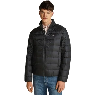 Image of Tommy Jeans Men’s Water Repellent Down Jacket, Black (Black), M