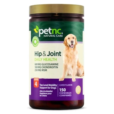 Image of PetNC Natural Care, Hip &amp; Joint Health, Level 4, Liver Flavor, 150 Chewables