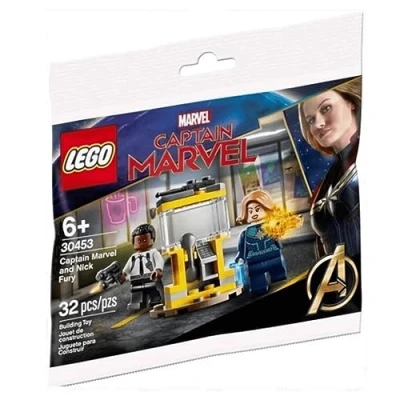 Image of LEGO Super Heroes Captain Marvel and Nick Fury Polybag Set 30453 (Bagged)