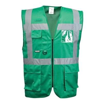 Image of Portwest Iona Executive Vest, Size: L, Colour: Bottle Green, F476BGRL
