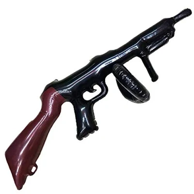 Image of Zac&#039;s Alter Ego Fancy Dress Inflatable Gangster Rifle/Gun