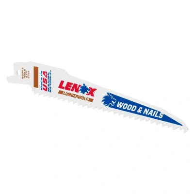 Image of Lenox LumberWolf Reciprocating Saw Blade 152 x 19 1.3mm 6 TPI 25 Pack