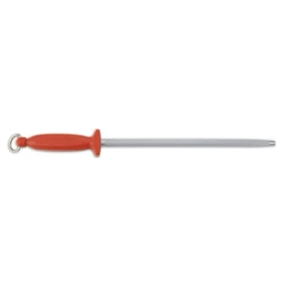 Image of Arcos Series Chairas Sharpening Steel Body Carbon Chromium Coated 12&quot; Handle Polypropylene Red Color