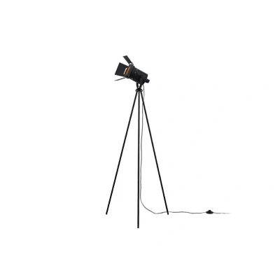 Image of Lindby Tripod floor lamp Devon in black