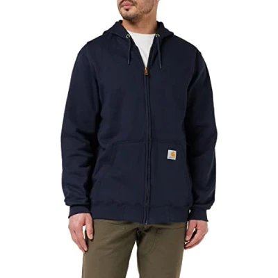 Image of Carhartt Men&#039;s Loose Fit Midweight Full Zip Sweatshirt, New Navy, L