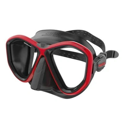 Image of SEAC Symbol, Made in Italy diving mask with two lenses and 3D buckle