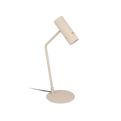 Image of EGLO LED table lamp Caminia, height 48.5 cm, sand coloured, steel