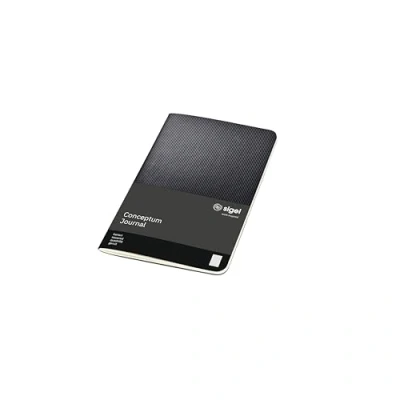 Image of SIGEL CO864 Journal, approx. A6, squaRed, softcover, Black Conceptum