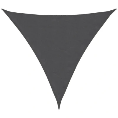 Image of vidaXL Sunshade Sail Oxford Fabric Triangular 3x3x3 m Anthracite