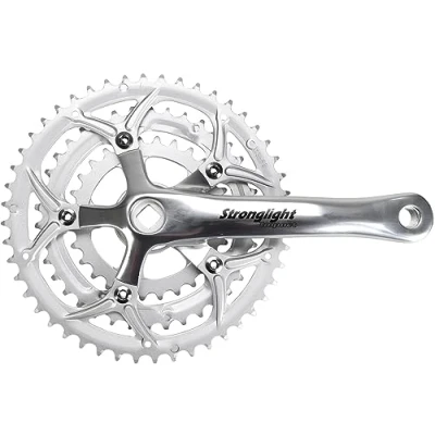 Image of Stronglight Bicycle Components: Impact &#039;E&#039; Alloy/Steel 110PCD 28/38/48 Chainset 170MM Crank 38/48/28