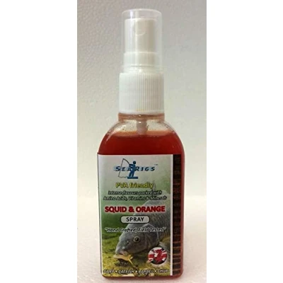 Image of searigs Carp Shed Natural Squid &amp; Orange Concentrated Bait Flavouring P.V.A Friendly Booster Spray