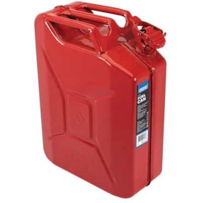 Image of Draper Steel Fuel Can, 20L, Red