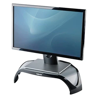 Image of Fellowes Smart Suites Adjustable Monitor Stand, Black