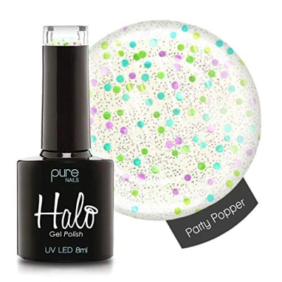 Image of Halo Gel Polish *Full Range 8ml* **CHOOSE YOUR COLOUR(S)** (Party Popper N2873)