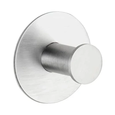 Image of WENKO 4466540100 Stainless steel Wall Hook Celano, steel, 5 x 3.3 cm, Matt