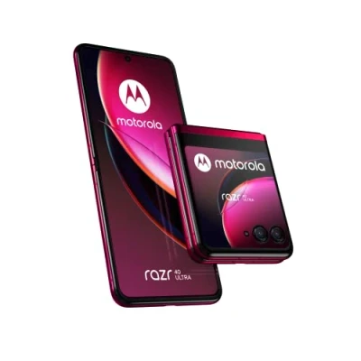 Image of Motorola razr 40 ultra (3.6&quot; external display, 6.9&quot; pOLED 165Hz 13MP ultrawide rear &amp; 32MP selfie camera, 33W TurboPower charging, Dolby Atmos®, Android 13, 8/256GB), Viva Magenta