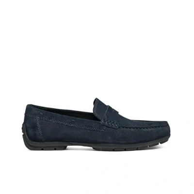 Image of Geox Men&#039;s u Moner w 2fit d Moccasin, Navy, 10 UK