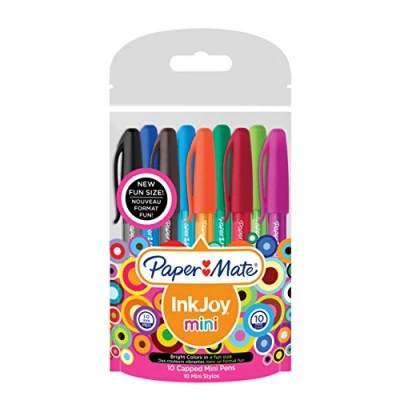 Image of Papermate Inkjoy Fun Mini 100ST Stick Ballpoint Pens Assorted