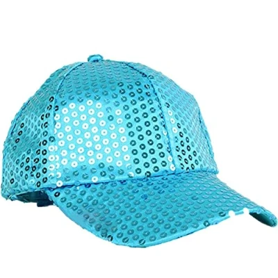 Image of sowest Sequin Baseball Cap Light Blue